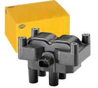 Hella Bobine d'allumage 5DA 193 175-791 12V 3 pôles, bloc bobine, vissé