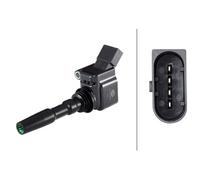 1x Bobine d'allumage HELLA 5DA 193 175-951 convient pour AUDI SEAT SKODA VW