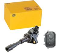 Hella Bobine d'allumage 5Da 230 036-381 – 3 pôles, bobine crayon vissée