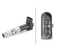 HELLA 5DA 358 057-261 Bobine d'allumage - 12V - 4pôle - Bobine crayon - inséré