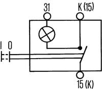 HELLA 6ED 004 778-021 Interrupteur
