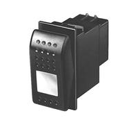 HELLA 6Eh 007 832-022 Interrupteur - S24 - Commande De Basculement - Vers° D'Équip.: I-0 - Nombre De Connexions: 4 - Avec Fonction Confort