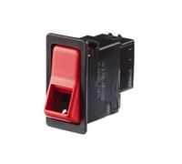 HELLA Interrupteur de signal de détresse - 24V - Vers° d'équip.: I-0 - Nombre de connexions: 7 - Montage encastré - avec fonction confort - Marquage par teinture: rouge - 6HH 004 570-591