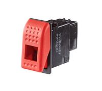 HELLA 6Hh 007 832-641 Interrupteur De Signal De Détresse - 24V - Vers° D'Équip.: I-0 - Nombre De Connexions: 7 - Montage Encastré - Avec Fonction Confort - Marquage Par Teinture: Rouge