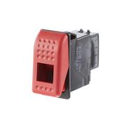 HELLA 6Hh 007 832-661 Interrupteur De Signal De Détresse - 12V - Vers° D'Équip.: I-0 - Nombre De Connexions: 7 - Montage Encastré - Avec Fonction Confort - Marquage Par Teinture: Rouge