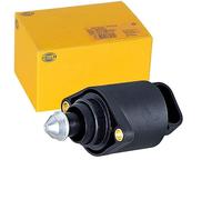 HELLA 6NW 358 192-041 Contrôle de ralenti, alimentation en air - 12V - 4pôle - vissé - électrique - Nombre de trous de fixation: 2 - avec joints