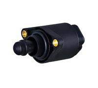 HELLA 6NW 358 192-051 Contrôle de ralenti, alimentation en air - 12V - 4pôle - vissé - électrique - Nombre de trous de fixation: 2 - avec joints