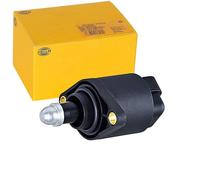 HELLA 6NW 358 192-161 Contrôle de ralenti, alimentation en air - 12V - 4pôle - vissé - électrique - Nombre de trous de fixation: 2 - avec joints