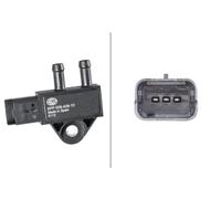 HELLA 6Pp 009 409-101 Capteur, Pression Des Gaz Échappement - 3Pôle - Vissé