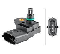 HELLA 6Pp 358 152-321 Capteur, Pression De Suralimentation - 4Pôle - Vissé