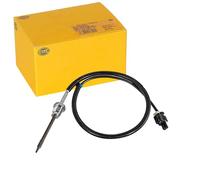 HELLA 6PT 010 376-781 Capteur, température des gaz - 2pôle - vissé - Câble: 590mm