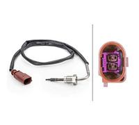 HELLA 6PT 014 494-041 Capteur, température des gaz - 2pôle - vissé - Câble: 640mm