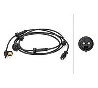 HELLA 6Pt 014 495-051 Capteur, Température Des Gaz - 2Pôle - Vissé - Câble: 210Mm