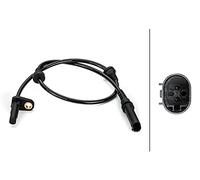 HELLA 6Pt 014 495-121 Capteur, Température Des Gaz - 2Pôle - Vissé - Câble: 880Mm