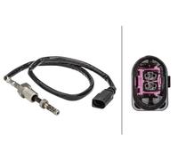 Hella Capteur de température des gaz 6Pt 358 181-141, 2 pôles, vissé, câble 475 mm