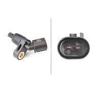 HELLA 6Pu 009 106-071 Capteur, Vitesse De Roue - 12V - 2Pôle
