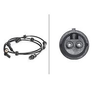 HELLA 6Pu 009 106-771 Capteur, Vitesse De Roue - 12V - Essieu Avant Gauche - Câble: 1280Mm