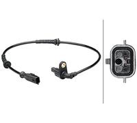 HELLA 6Pu 012 679-121 Capteur, Vitesse De Roue - 2Pôle - Essieu Arrière - Longueur Totale: 592Mm