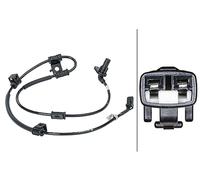 HELLA 6Pu 012 679-691 Capteur, Vitesse De Roue - 12V - 2Pôle - Essieu Avant Gauche - Câble: 970Mm - Avec Support