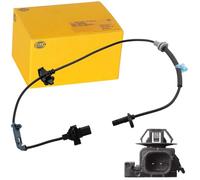 HELLA 6Pu 230 040-431 Capteur, Vitesse De Roue - 2Pôle - Avant - Avec Support
