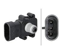 HELLA 6Pu 230 040-551 Capteur, Vitesse De Roue - 2Pôle - Avant - Câble: 1073Mm - Avec Support