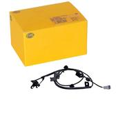 HELLA 6PU 230 048-741 Capteur, vitesse de roue - 2pôle - Essieu avant gauche - Câble: 1282mm - avec clips de fixation sur le câble
