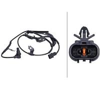 HELLA 6PU 230 048-891 Capteur, vitesse de roue - 2pôle - Câble: 1100mm - avec clips de fixation sur le câble