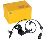 HELLA 6PU 358 217-341 Capteur, vitesse de roue - 2pôle - Câble: 521mm - avec clips de fixation sur le câble