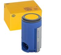 HELLA 6Px 358 141-501 Capteur, Aide Au Stationnement - Cylindrique - 4Pôle - Inséré - Ce Qui Peut Être Peint - Avec Bague De Fixation