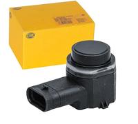 HELLA 6Px 358 141-531 Capteur, Aide Au Stationnement - En Forme D'Angle - 3Pôle - Inséré - Ce Qui Peut Être Peint - Avec Bague De Fixation