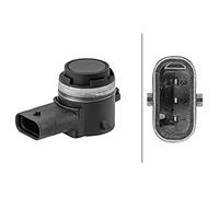 HELLA 6Px 358 141-711 Capteur, Aide Au Stationnement - 3Pôle - Inséré - Revernissable