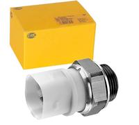 Hella Interrupteur de température ventilateur 6ZT 007 837-071 12V 3 pôles fiche plate vissé gris