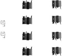 HELLA 8DZ 355 202-771 Kit d'accessoires, plaquette de frein à disque