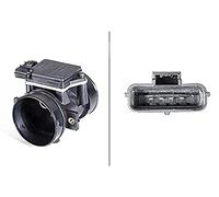 HELLA 8Et 358 095-081 Débitmètre De Masse D'Air - 4Pôle - Tubulure