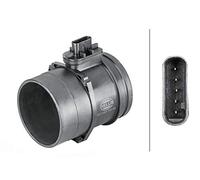 HELLA 8Et 358 095-261 Débitmètre De Masse D'Air - 5Pôle - Tubulure - Sans Joint D'Étanchéite