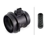 HELLA 8Et 358 095-381 Débitmètre De Masse D'Air - 5Pôle - Tubulure - Sans Joint D'Étanchéite