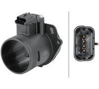 Hella Débitmètre de masse d'air 8ET 358 095-651 – 4 pôles – Tubulure