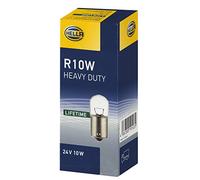 HELLA 8GA 002 071-271 Ampoule - C5W - Heavy Duty Expert - 24V - 10W - Type de culot: BA15s - Boîte - Quantité: 10