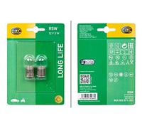 HELLA 8GA 002 071-353 Halogène Ampoule - R5W - Long Life up to 3x longer lifetime - 12V - 5W - Type de culot de l’ampoule: BA15s - Blister - Quantité: 2