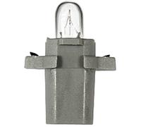 HELLA 8GA 007 997-051 Ampoule - Ampoule sur socle - Standard - 12V - 1,2W - Type de culot: B8.7d - Boîte - Quantité: 10