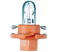 HELLA 8GA 007 997-171 Ampoule - Ampoule sur socle - Standard - 12V - 1,1W - Type de culot: BX8.4d - Boîte - Quantité: 10
