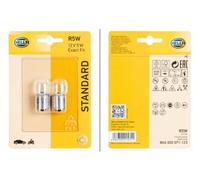 HELLA 8Ga 002 071-123 Ampoule - R5W - Standard - 12V - 5W - Type De Culot: Ba15S - Blister - Quantité: 2