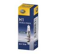 HELLA 8GH 002 089-491 Halogène Ampoule - H1 - Heavy Duty Expert Longer lifetime, vibration resistant - 24V - 70W - Type de culot de l’ampoule: P14.5s - Boîte - Quantité: 1