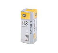 HELLA 8GH 002 090-251 Halogène Ampoule - H3 - Heavy Duty - 24V - 70W - Type de culot de l’ampoule: PK22s - Boîte - Quantité: 1