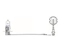 HELLA 8GH 002 090-253 Halogène Ampoule - H3 - Heavy Duty - 24V - 70W - Type de culot de l’ampoule: PK22s - Boîte - Quantité: 1