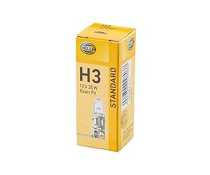 HELLA 8Gh 002 090-271 Ampoule - H3 - Standard - 12V - 35W - Type De Culot: Pk22S - Boîte - Quantité: 1
