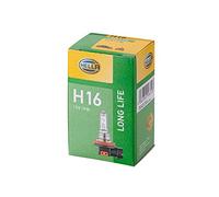 HELLA 8Gh 186 996-001 Ampoule - H16 - Long Life Up To 3X Longer Lifetime - 12V - 19W - Type De Culot: Pgj19-3 - Boîte - Quantité: 1