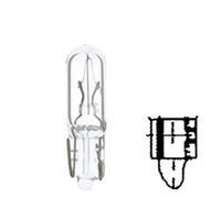HELLA 8GP 002 095-241 Ampoule - W1,2W - Heavy Duty - 24V - 1,2W - Type de culot: W2x4,6d - Boîte - Quantité: 10