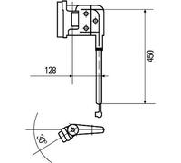Hella 8HG 503 009-082 Support, Rétroviseur Extérieur - Électrique - Droite