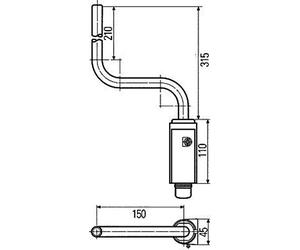 HELLA 8Hg 561 107-001 Fixation, Rétroviseur Extérieur - Gauche